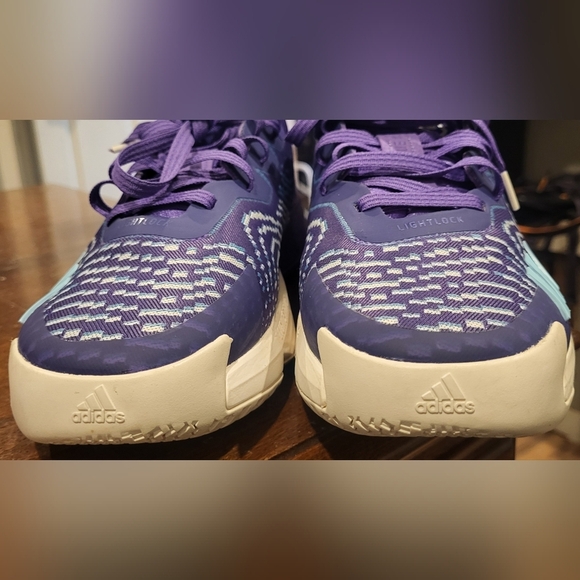 Adidas Mens D.O.N. Issue 4 Donovan Mitchell Purple Sneakers Shoes Size 8 - Picture 4 of 10
